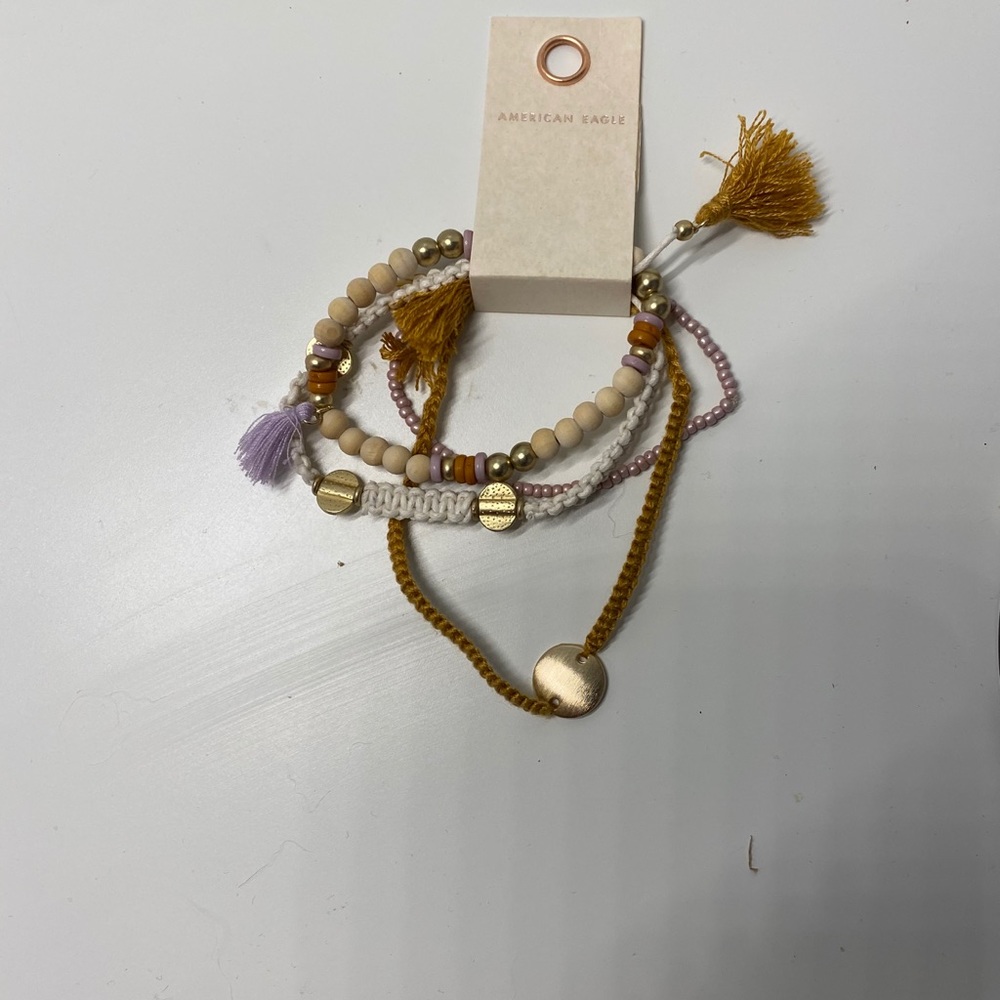 American Eagle. Set of four (4) bracelets